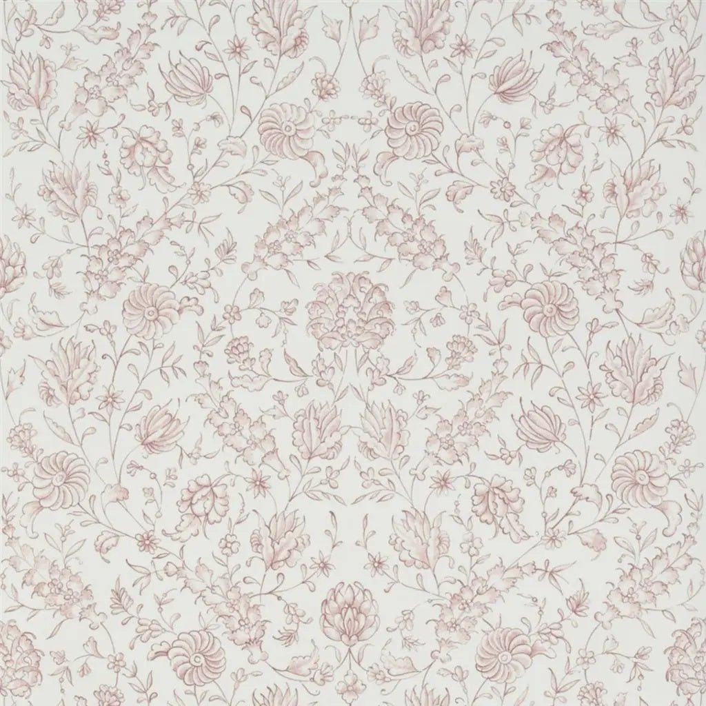 Flora Wallpaper - Crimson - Designers Guild - Royal Collection - PQ009/04 - Premier Wallcovering