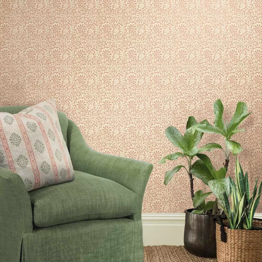 Flora Wallpaper - Blush - GP & J Baker - BW45097/2 - Premier Wallcovering