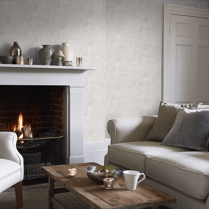 Floral Dream Wallpaper - White - Boråstapeter - 2066 - Premier Wallcovering