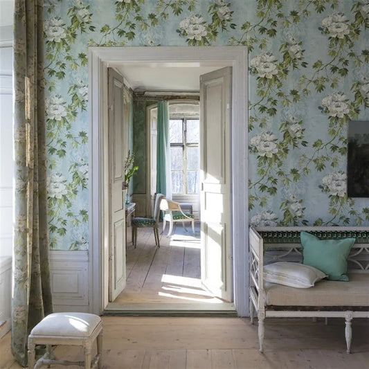 Floreale Wallpaper - Celadon - Designers Guild - PDG673/02 - Premier Wallcovering