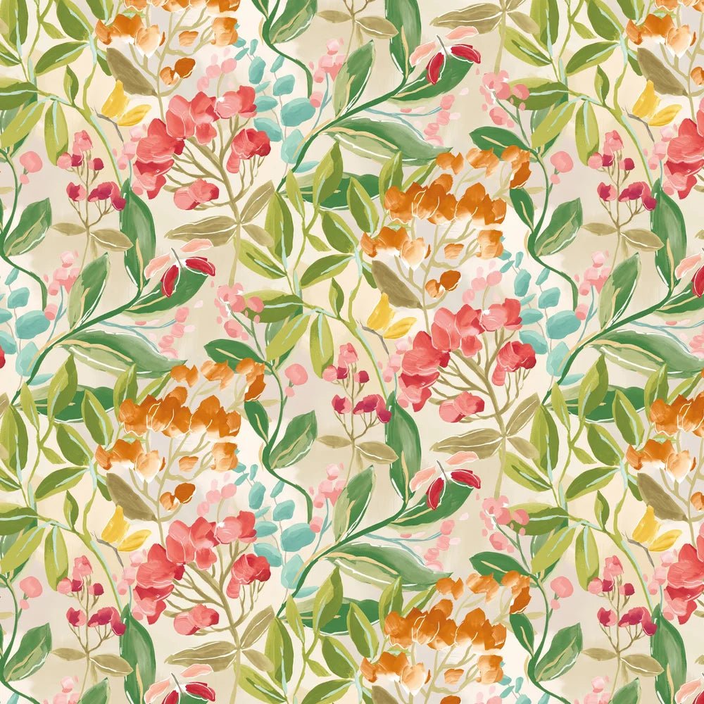 Florence Wallpaper - Olive & Amber - Ohpopsi - RON50106W - Premier Wallcovering