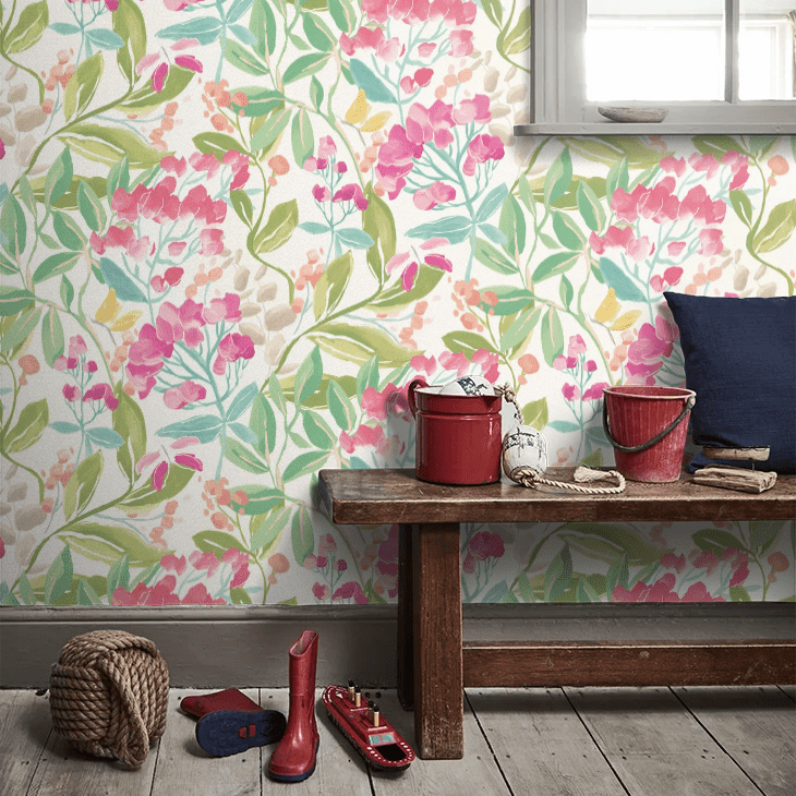 Florence Wallpaper - Pastel Mix - Ohpopsi - RON50102W - Premier Wallcovering
