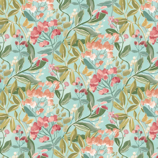 Florence Wallpaper - Ginger & Duckegg - Ohpopsi - RON50104W - Premier Wallcovering