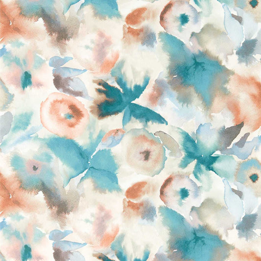 Flores Wallpaper - Rosewood/Baked Terracotta - HRTW113136 - Harlequin - Premier Wallcovering