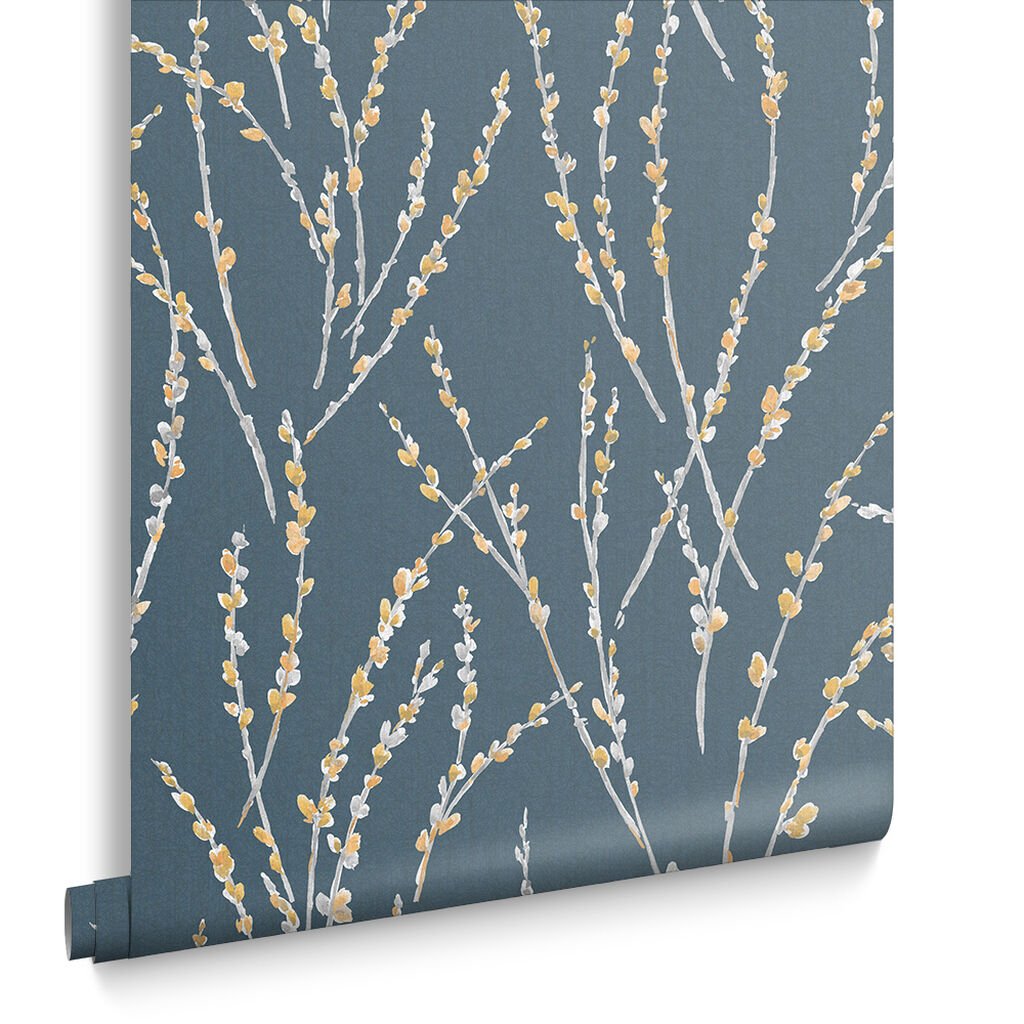 Floret Wallpaper - Teal - Graham & Brown - 106427 - Premier Wallcovering