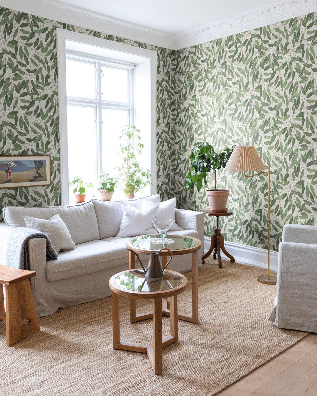 Florian Wallpaper - Soft Cream - Midbec - 15904 - Premier Wallcovering