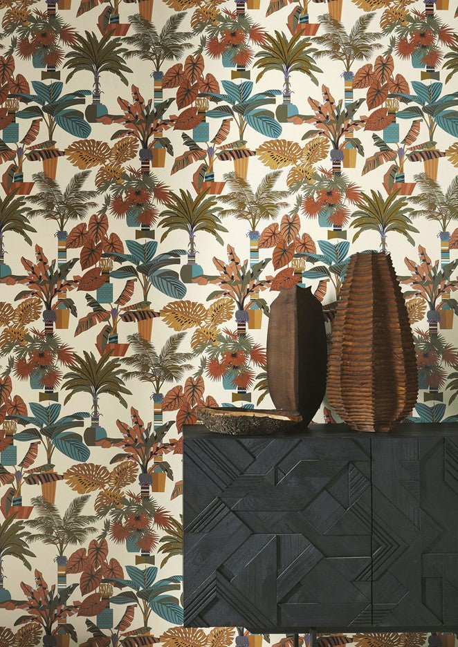 Florida Wallpaper - Lagon - Manuel Canovas - 03100-01 - Premier Wallcovering