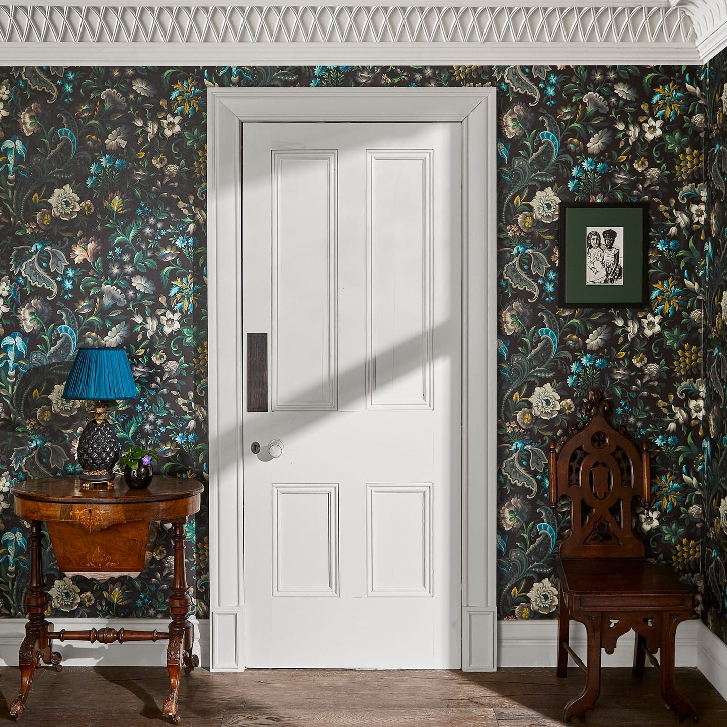 Florika Wallpaper - Onyx - House of Hackney - 1 - WA - FLO - DI - ONX - XXX - Premier Wallcovering