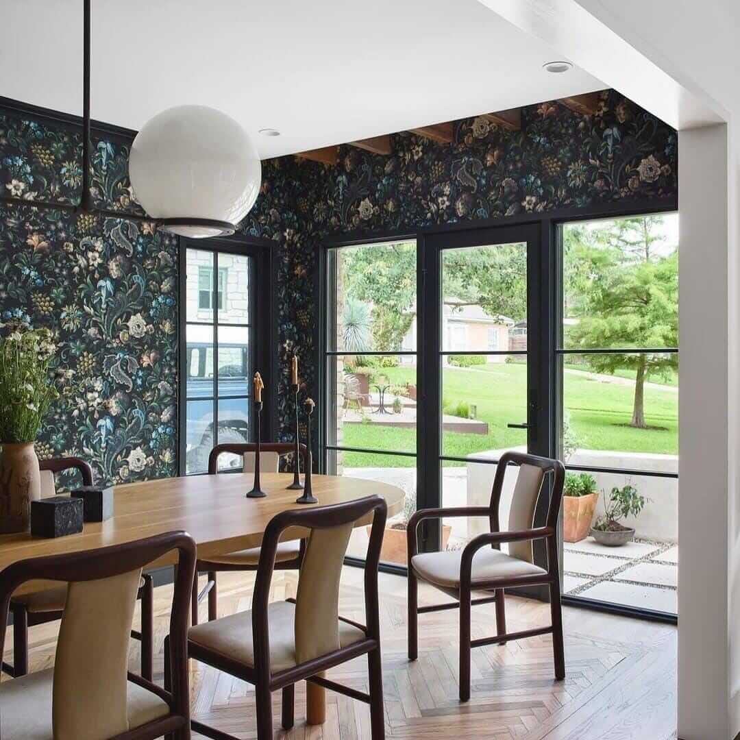 Florika Wallpaper - Onyx - House of Hackney - 1 - WA - FLO - DI - ONX - XXX - Premier Wallcovering