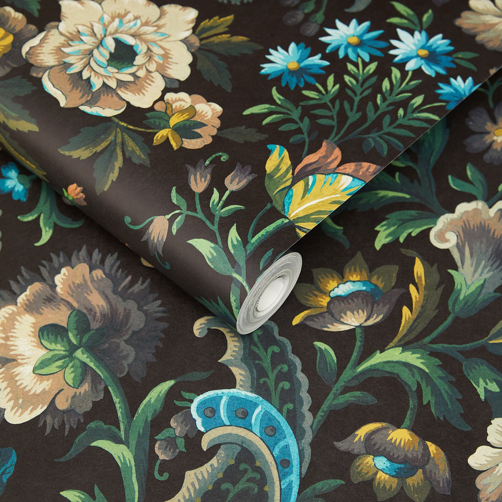 Florika Wallpaper - Onyx - House of Hackney - 1 - WA - FLO - DI - ONX - XXX - Premier Wallcovering