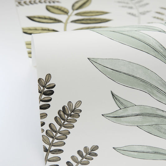 Florium Wallpaper - Vert d'eau - Caselio - 106660782 - Premier Wallcovering