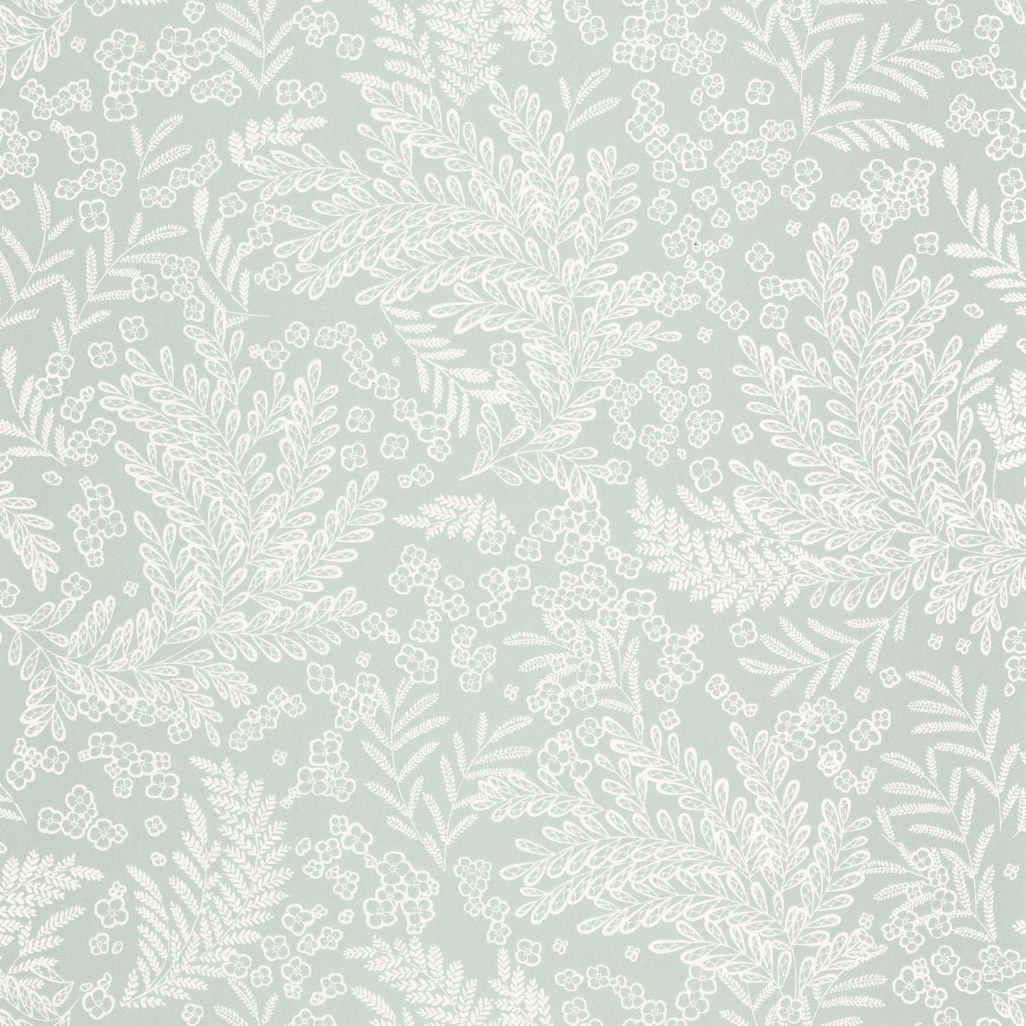 Flower Power September Wallpaper - Vert - Caselio - 101897077 - Premier Wallcovering