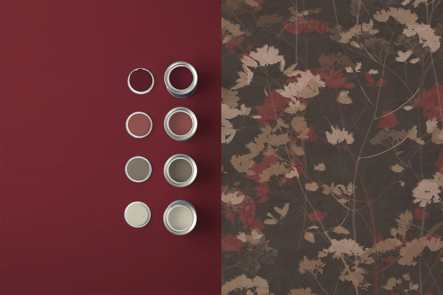 Flower Press Wallpaper - Glastonbury - Graham & Brown - 124105 - Premier Wallcovering