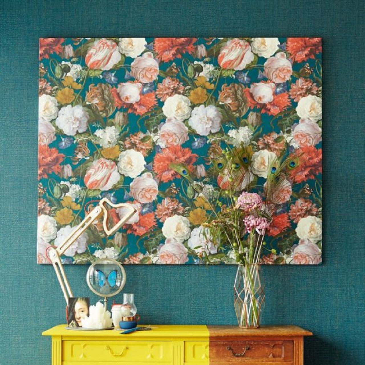 Flower Show Masterpiece Wallpaper - Multi / Green - Eijffinger - 358002 - Premier Wallcovering