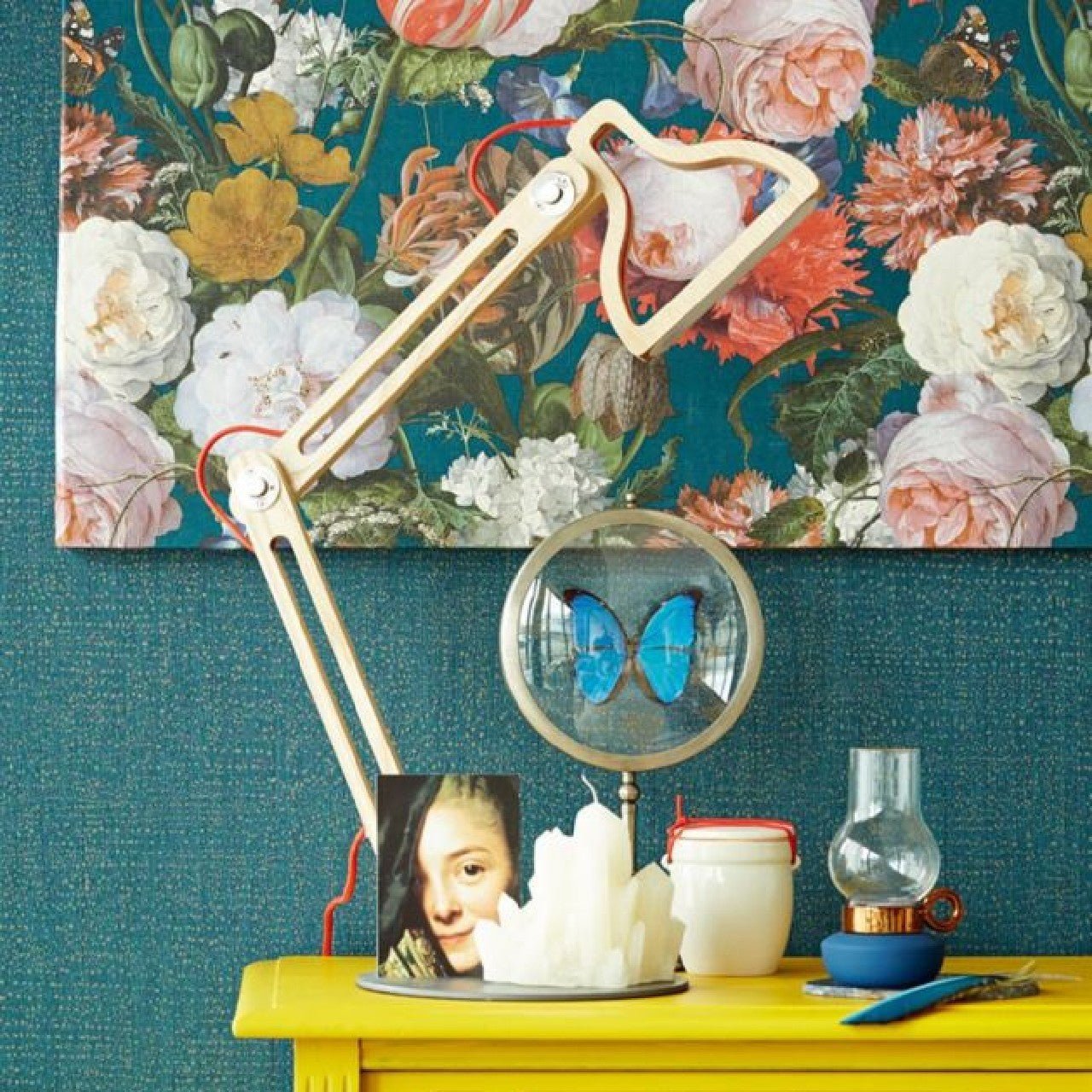 Flower Show Masterpiece Wallpaper - Multi / Green - Eijffinger - 358002 - Premier Wallcovering