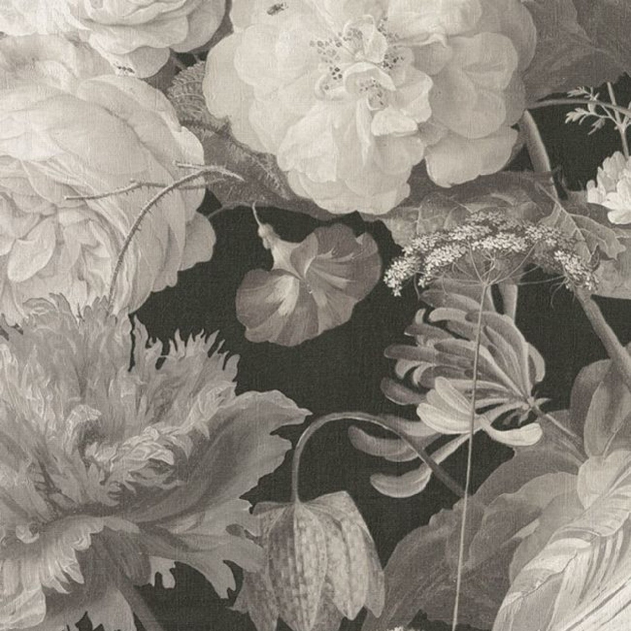 Flower Show Masterpiece Wallpaper - Grey - Eijffinger - 358001 - Premier Wallcovering