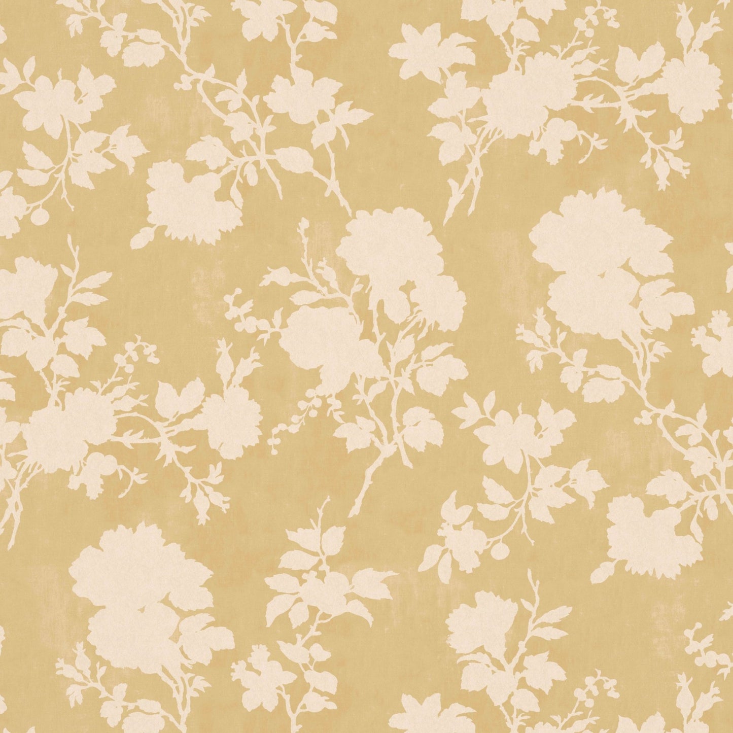 Flowerberry Wallpaper - Yellow - Penny Morrison - FLOWERBERRY-YELLOW - Premier Wallcovering