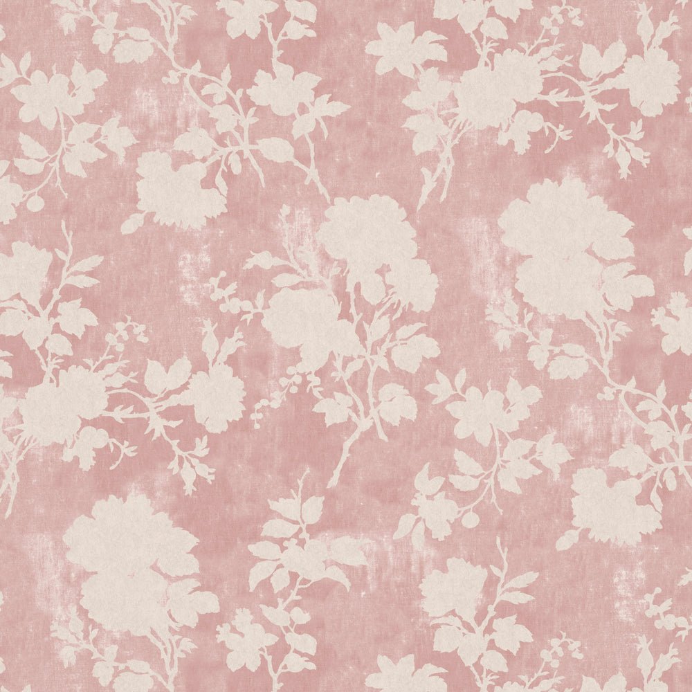 Flowerberry Wallpaper - Pink - Penny Morrison - FLOWERBERRY-PINK - Premier Wallcovering