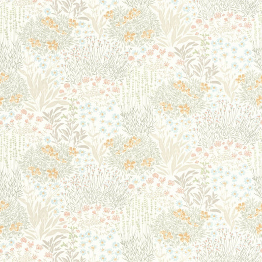 Flowered Grove Once Upon A Time Wallpaper - Vert Amande - Casadeco - 88307403 - Premier Wallcovering