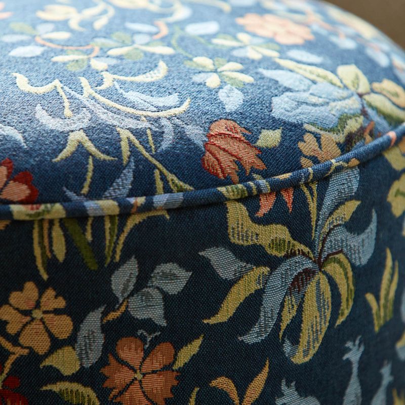 Flowers By May Fabric - Indigo - Morris & Co - 237313 - Premier Wallcovering