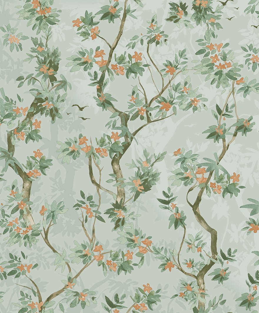 Folia Wallpaper - Duck Egg - Holden Décor - 36223 - Premier Wallcovering