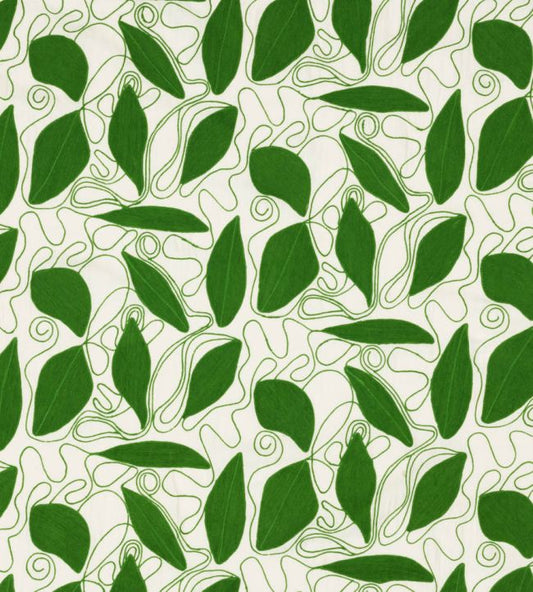Foliage Fabric - Green - Christopher Farr Cloth - CFF233 - 01 - Premier Wallcovering