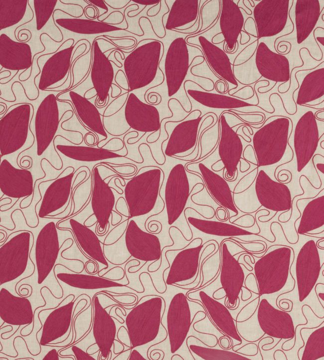 Foliage Fabric - Hot Pink - Christopher Farr Cloth - CFF233 - 02 - Premier Wallcovering