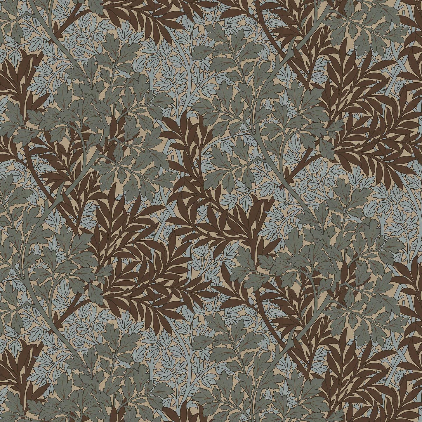 Foliage Wallpaper - Forest - House of Hackney - 1 - WA - FLG - DI - FOR - XXX - Premier Wallcovering