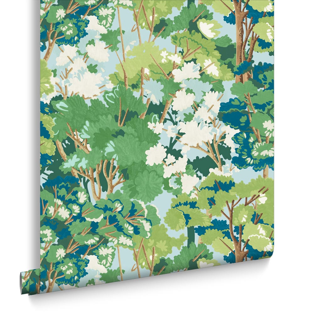 Folklore Tree Wallpaper - Sky - Graham & Brown - 121454 - Premier Wallcovering