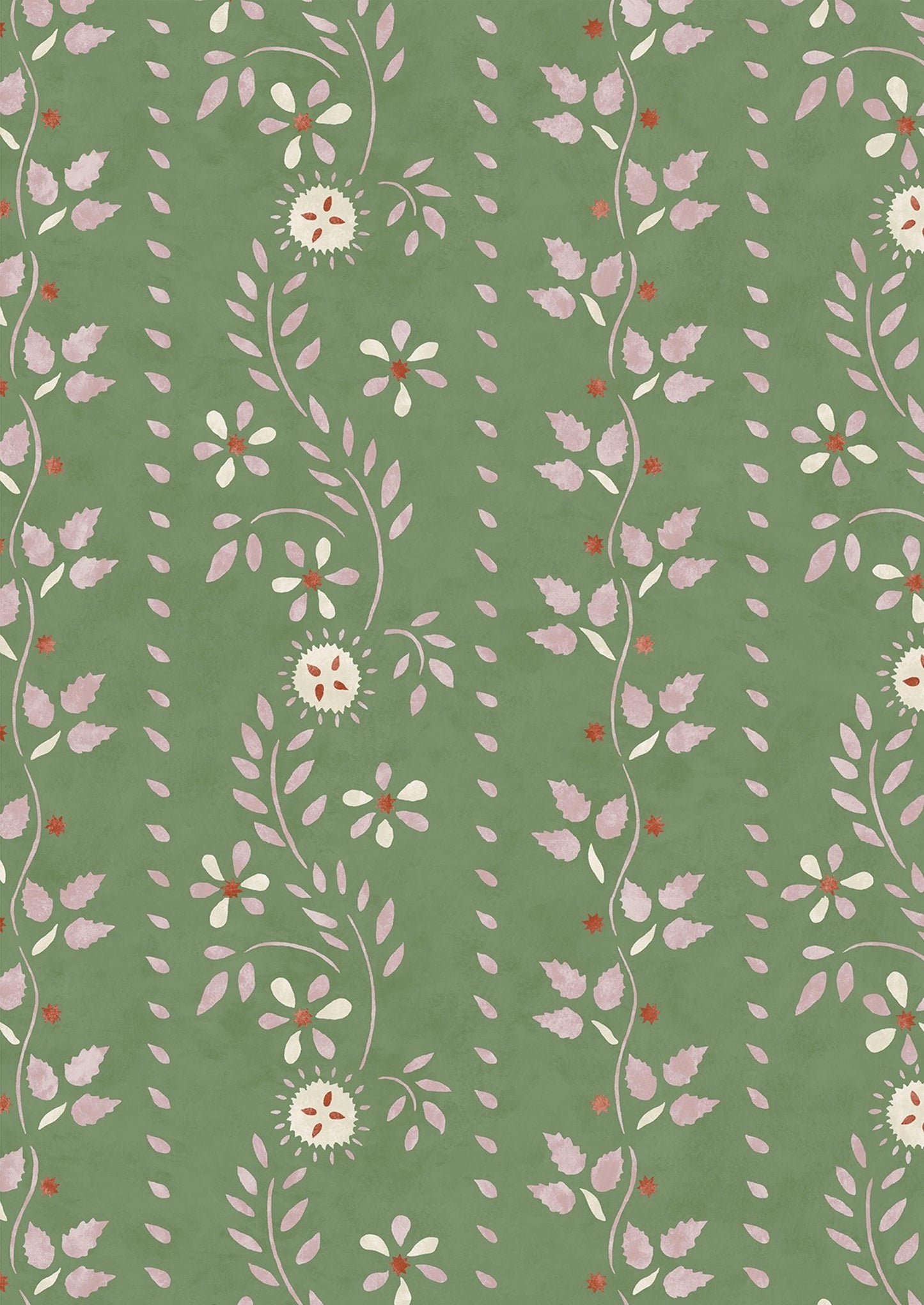 Lewis & Wood - Folklore - Blossom Leaf - Premier Wallcovering