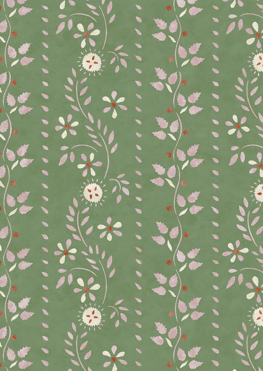 Lewis & Wood - Folklore - Blossom Leaf - Premier Wallcovering