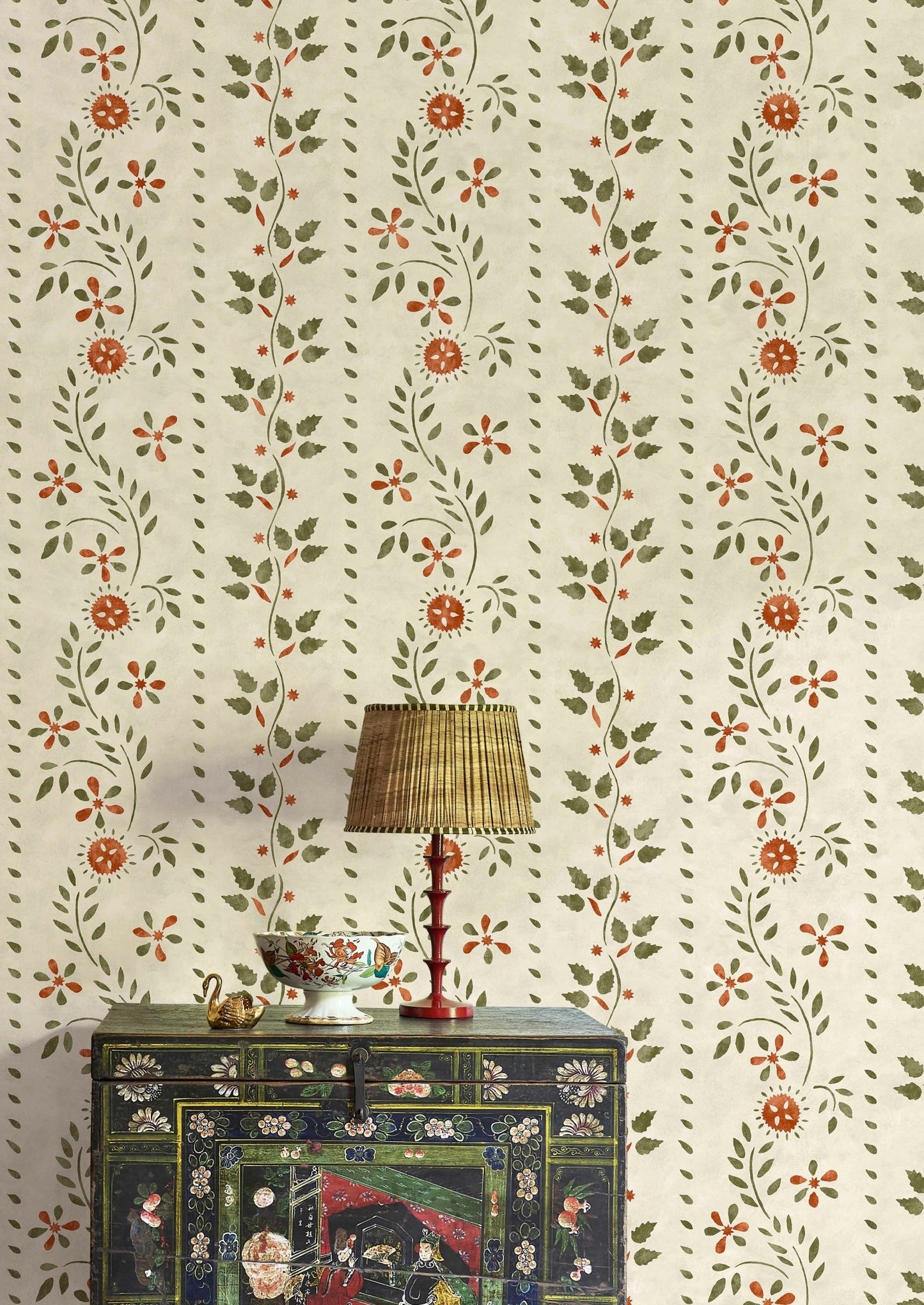 Lewis & Wood - Folklore - Green Apple - Premier Wallcovering