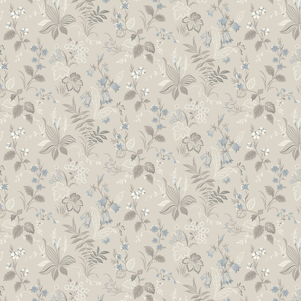 Folklore Wallpaper - Grey Beige - Boråstapeter - 3263 - Premier Wallcovering