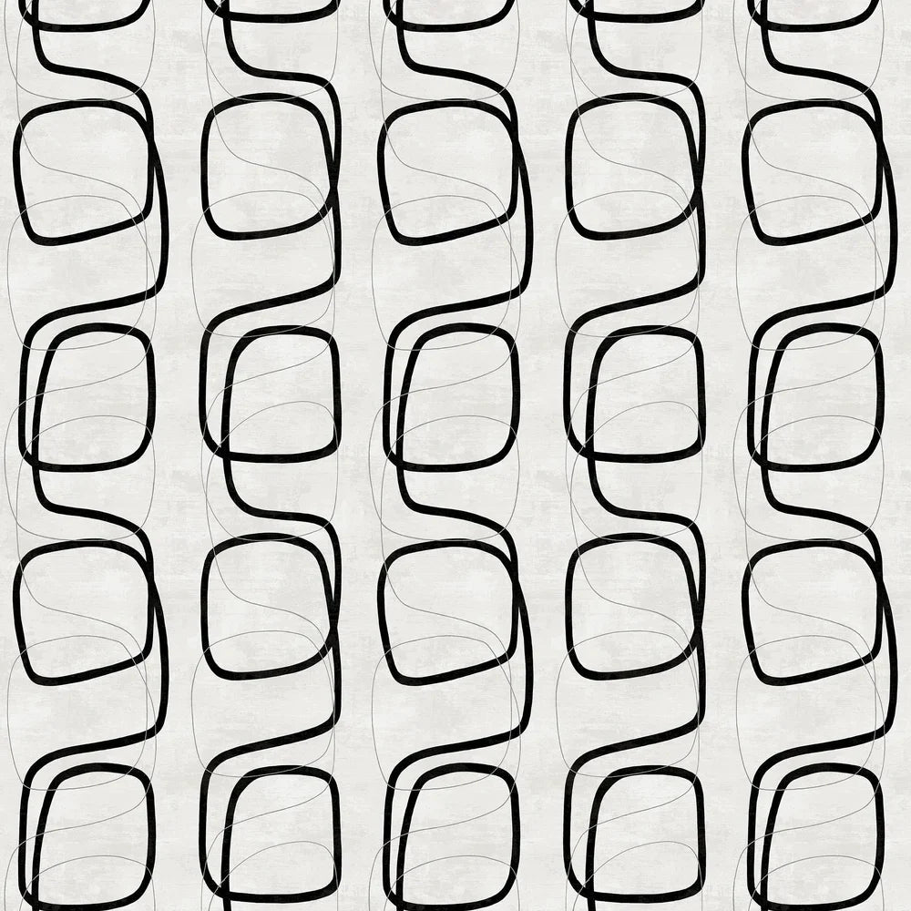 Forcella Geo Wallpaper - Contrast - NextWall - NW57600 - Premier Wallcovering