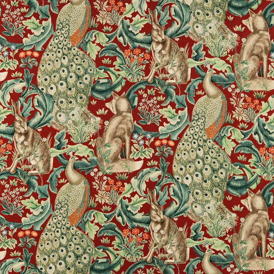 Forest Fabric - Indigo - Morris & Co - 222534 - Premier Wallcovering