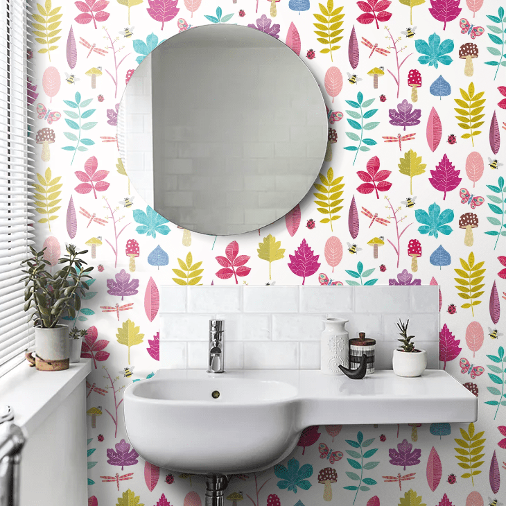Forest Floor Wallpaper - Dolly Mixture - Ohpopsi - WGU50104W - Premier Wallcovering