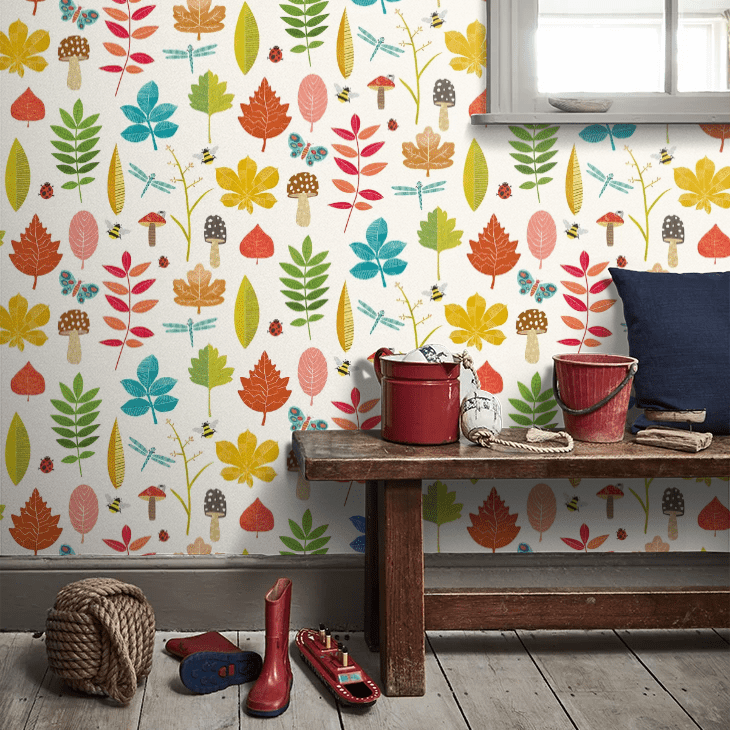 Forest Floor Wallpaper - Marmalade - Ohpopsi - WGU50103W - Premier Wallcovering
