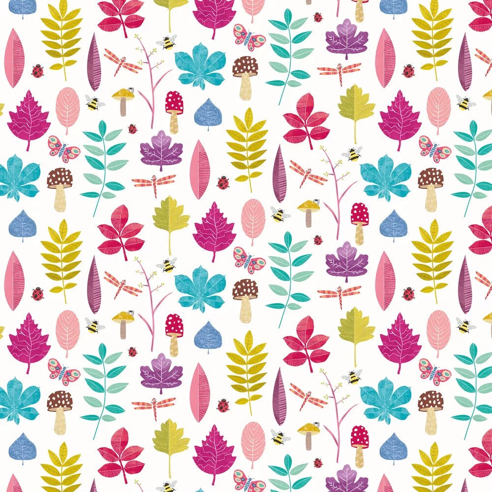 Forest Floor Wallpaper - Dolly Mixture - Ohpopsi - WGU50104W - Premier Wallcovering