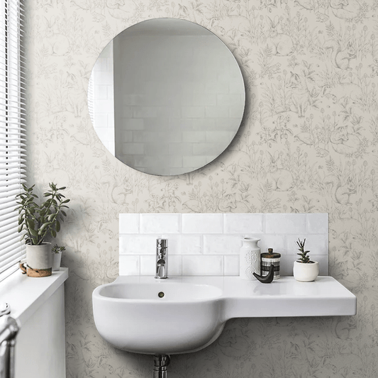 Forest Friends Wallpaper - Taupe - Boråstapeter - 6922 - Premier Wallcovering
