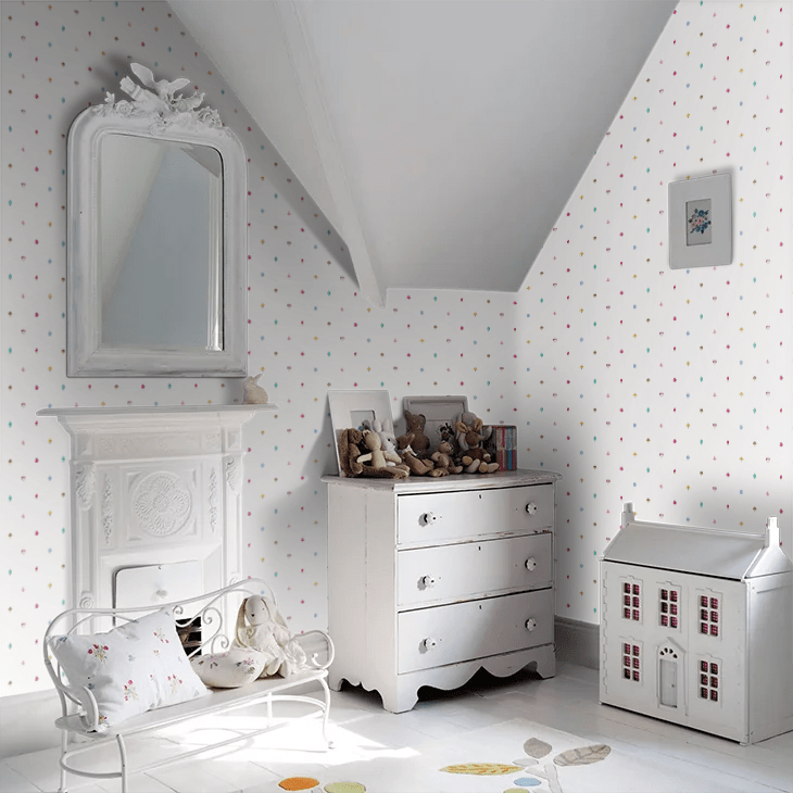 Forest Spot Wallpaper - Dolly Mixture - Ohpopsi - WGU50107W - Premier Wallcovering