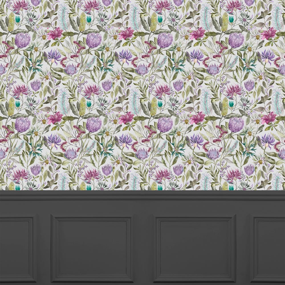 Fortazela Wallpaper - Violet - Voyage Maison - FORTAZE/WPO/VIO - Premier Wallcovering