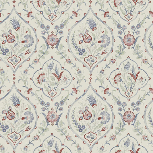 Foscot Damask Wallpaper - Crimson Red - Laura Ashley - 121069 - Premier Wallcovering