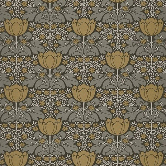 Foxtrot Belle Epoque Wallpaper - Marron - Casadeco - 82232439 - Premier Wallcovering