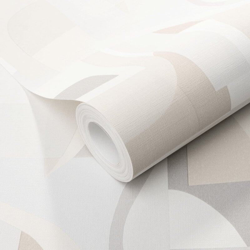 Fragment Modern Geometric Wallpaper - Beige Multi - Erismann - 10432 - 31 - Premier Wallcovering