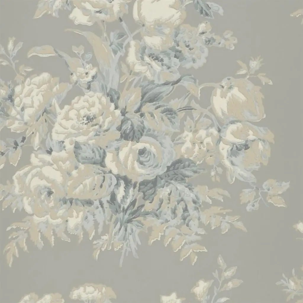 Francoise Bouquet Wallpaper - Slate - Ralph Lauren - PRL706/06 - Premier Wallcovering