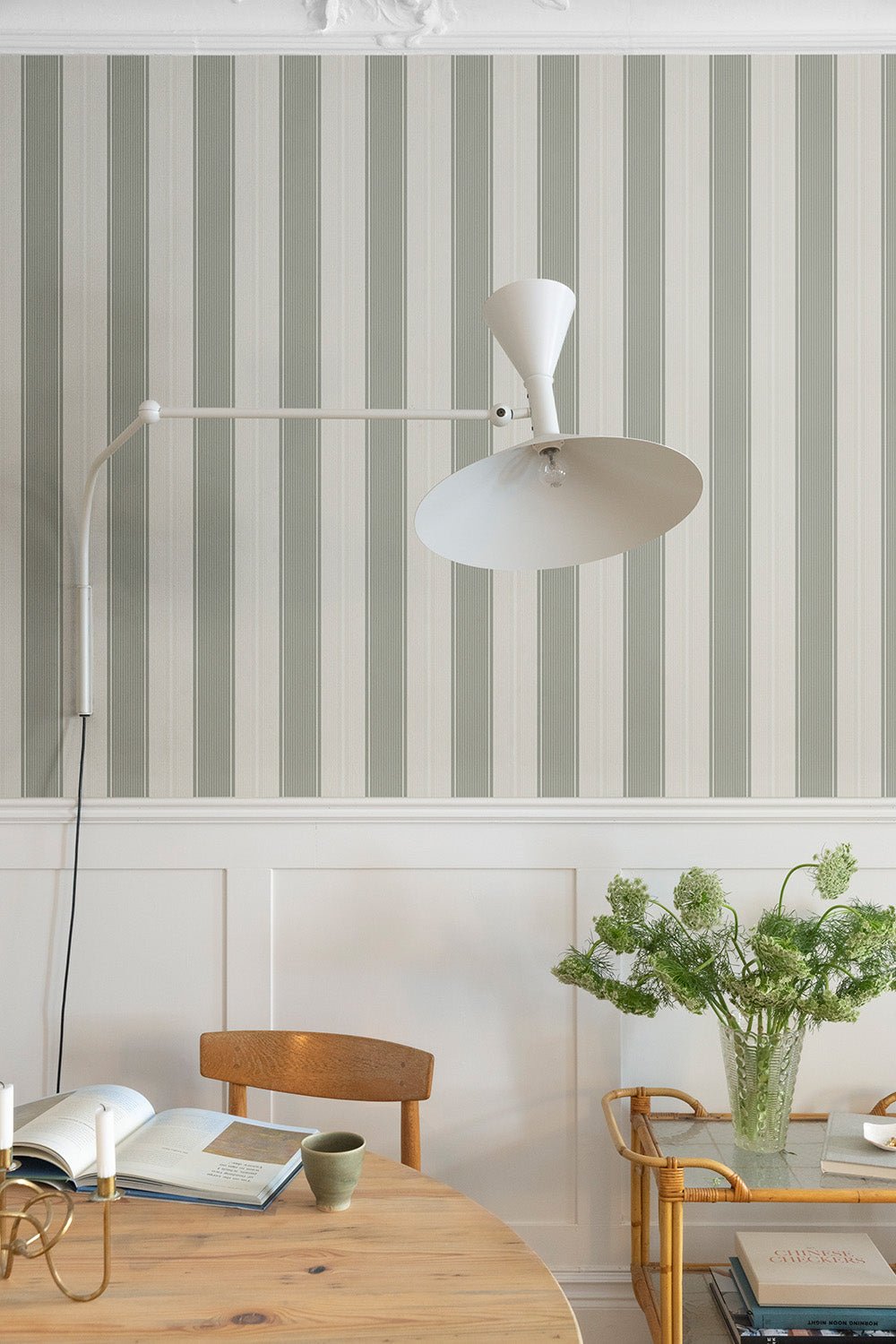 Fred Wallpaper - Green - Midbec - 92128 - Premier Wallcovering