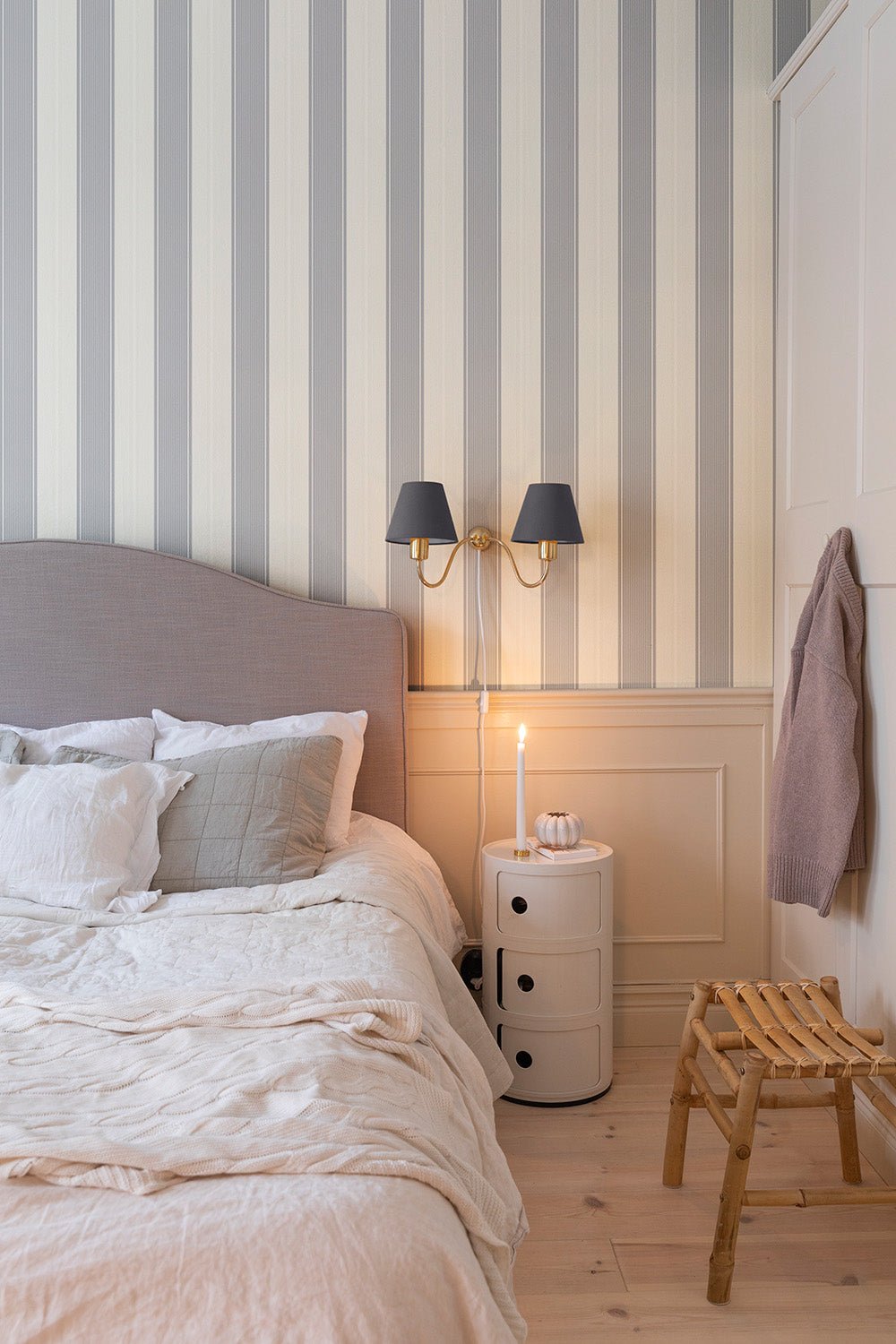 Fred Wallpaper - Blue - Midbec - 92126 - Premier Wallcovering