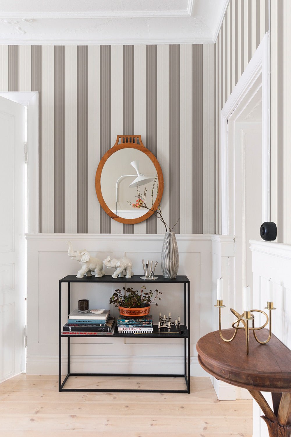 Fred Wallpaper - Brown/Gray - Midbec - 92125 - Premier Wallcovering