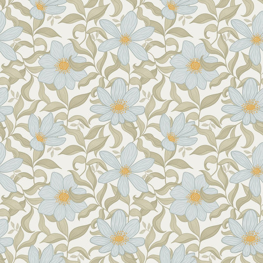 Fredrik Wallpaper - Lake - Summer Gray - Premier Wallcovering