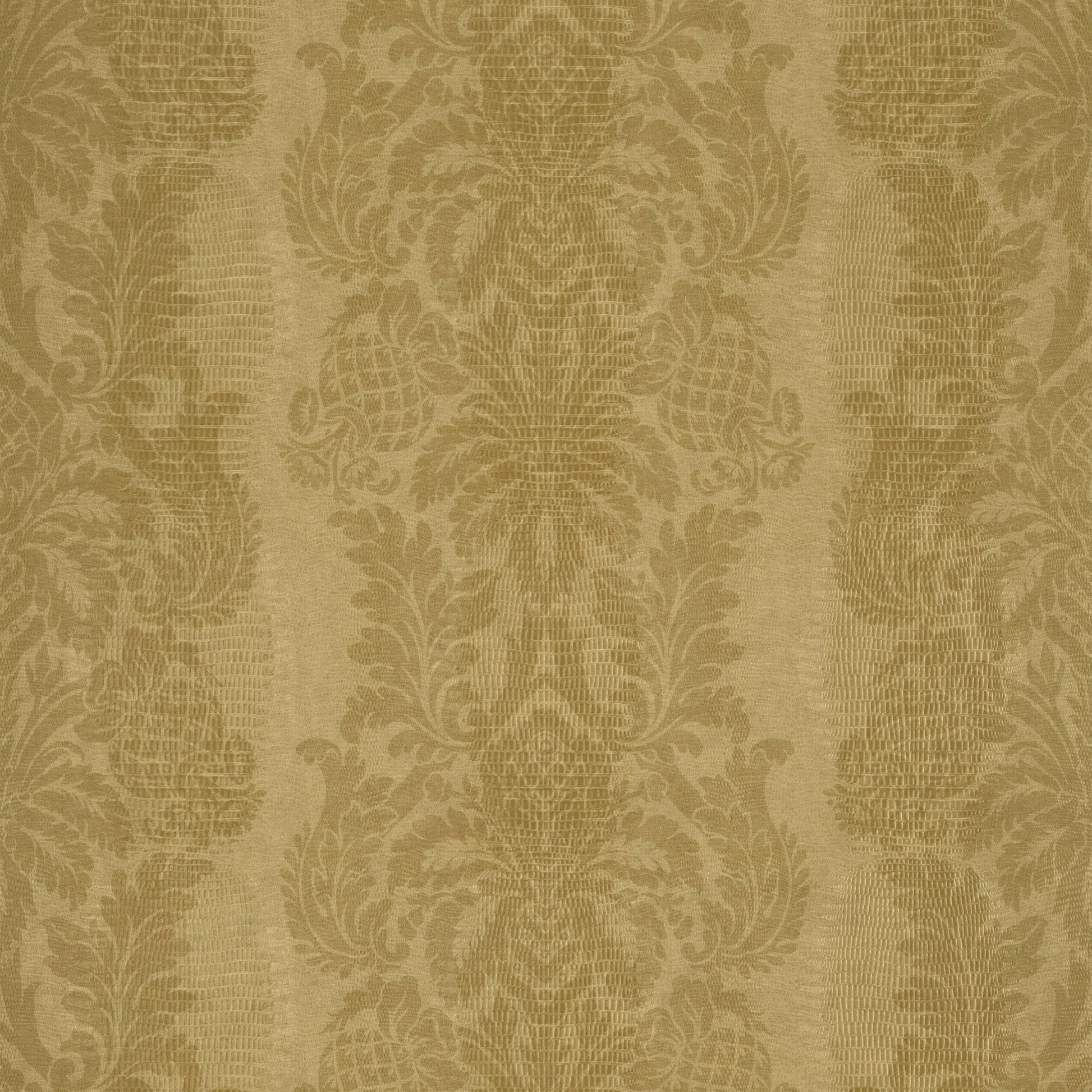 French Quarter Damask Wallpaper - Camel - Thibaut - T89110 - Premier Wallcovering